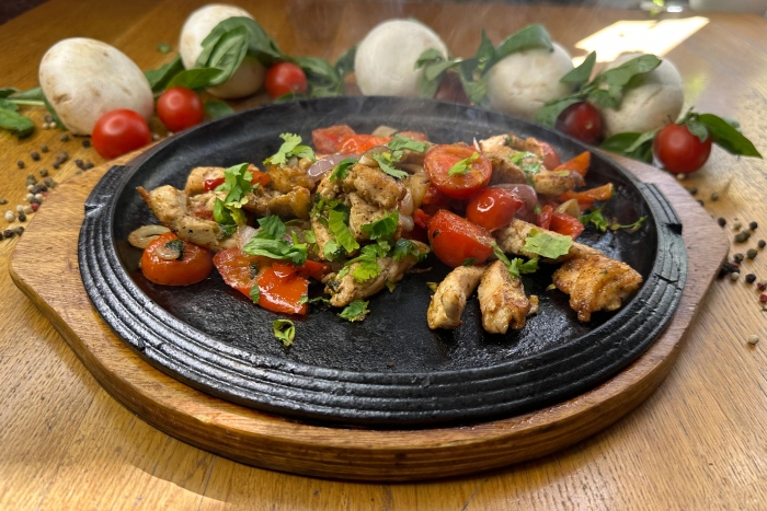 Chicken spicy pan